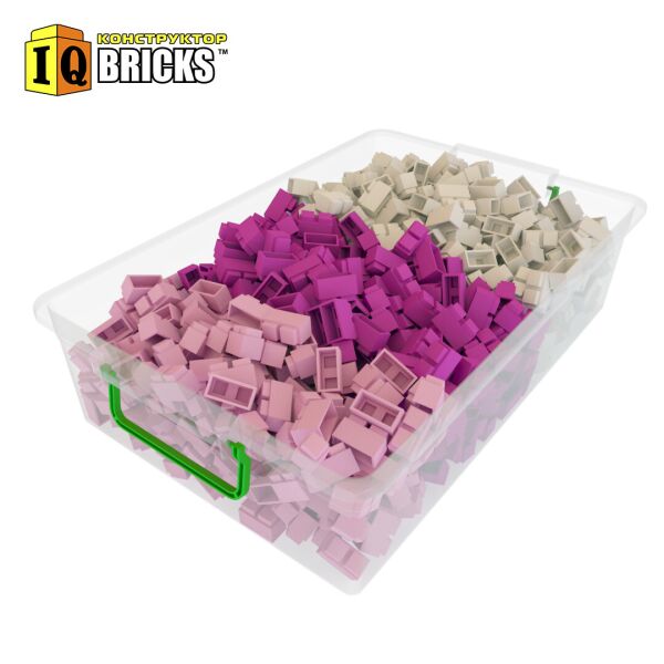 

Конструктор IQ Bricks 1000 дет набор "Фея" детский развивающий блочный пластиковый кирпичики блоки в боксе