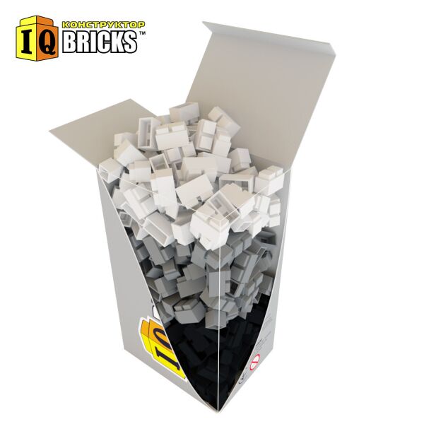 

Конструктор IQ Bricks набор Графика 300 детский развивающий блочный пластиковый кирпичики блоки Украина