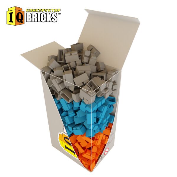 

Конструктор IQ Bricks набор Дизайнер 300 детский развивающий блочный пластиковый кирпичики блоки Украина