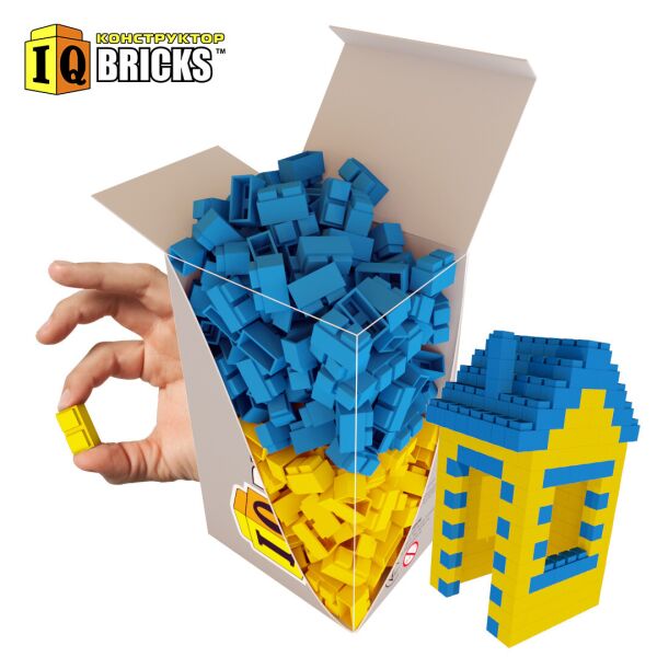 

Конструктор IQ Bricks 300 деталей развивающий блочный пластиковый кирпичики блоки Украина аналог Дупло