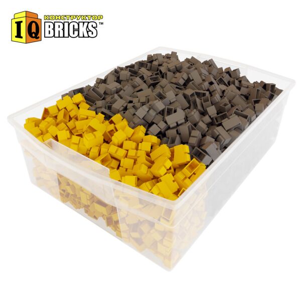 

Конструктор IQ Bricks 3000 дет набор Замок детский развивающий блочный пластиковый кирпичики блоки в боксе