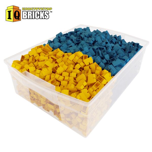 

Конструктор IQ Bricks 3000 дет набор Патриот детский развивающий блочный пластиковый кирпичики блоки в боксе