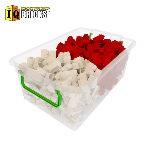 

Конструктор IQ Bricks 600 дет набор Грузия детский развивающий блочный пластиковый кирпичики блоки в боксе