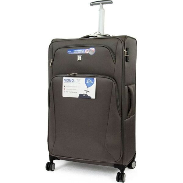 

Чемодан IT Luggage SATIN/Dark Grey на 4 колесах L (102л,3,4кг) (IT12-2225-08-L-S755)