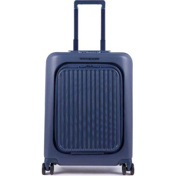 

Чемодан Piquadro SEEKER/Blue на 4 колесах S с карманом д/ноутбука 15,6"/iPad Air/Pro (35л) (BV4426SK_BLU)