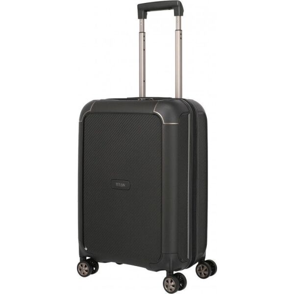 

Чемодан Titan COMPAX/Black на 4 колесах S с USB (43л,2,9кг) (Ti844406-01)