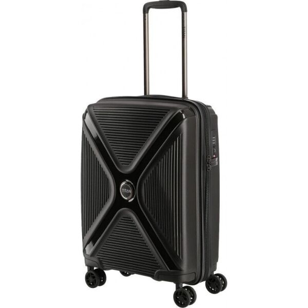 

Чемодан Titan PARADOXX/Black Uni на 4 колесах S (40л,2,5кг) (Ti833406-02)