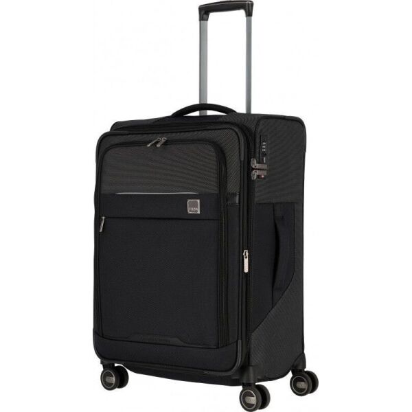 

Чемодан Titan PRIME/Black на 4 колесах M exp. (65/76л,3,3кг) (Ti391405-01)