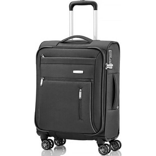 

Чемодан Travelite CAPRI/Black на 4 колесах S (38л,2,6кг) (TL089847-01)