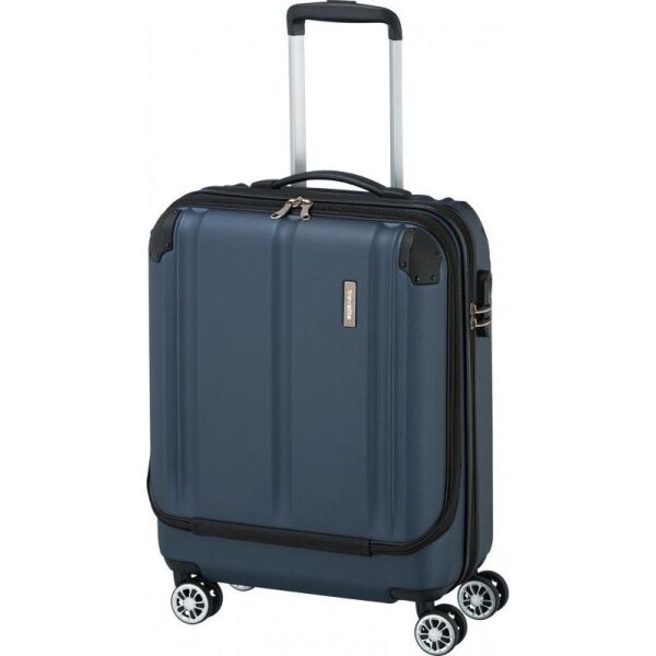 

Чемодан Travelite CITY/Navy на 4 колесах S с карманом д/ноутбука 17,3" (40л,3,4кг) (TL073046-20)