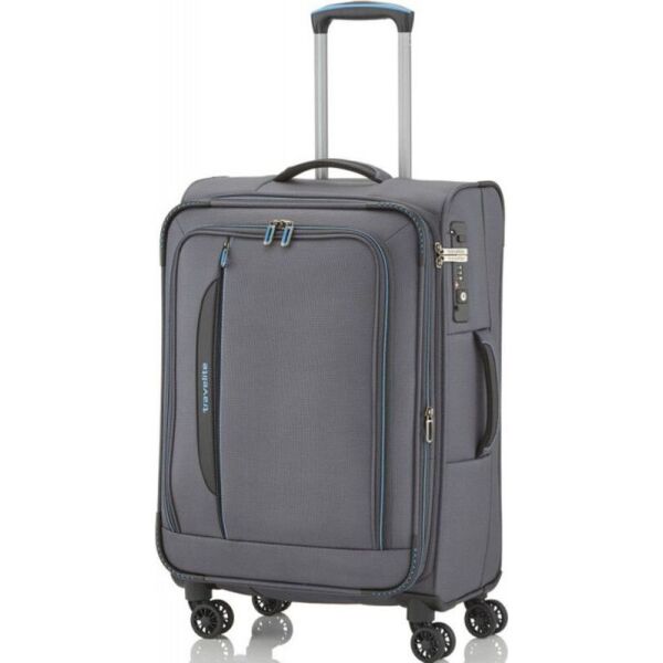 

Чемодан Travelite CROSSLITE/Anthracite на 4 колесах M exp. (69/80л,3,2кг) (TL089548-04)