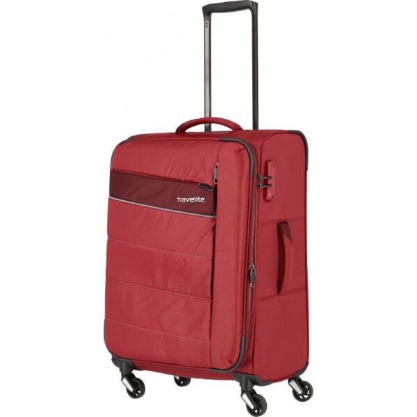 

Чемодан Travelite KITE/Red на 4 колесах M exp. (67/77л,2,5кг) (TL089948-10)