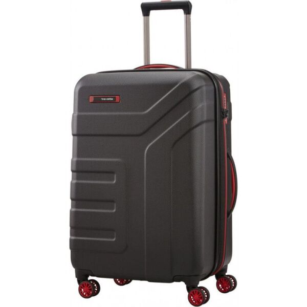 

Чемодан Travelite VECTOR/Black на 4 колесах M exp. (79/91л,3,7кг) (TL072048-01)