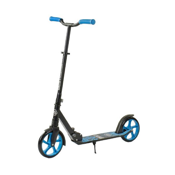 

Самокат двухколесный детский Best Scooter WOLF 76537 АВЕС7 черно-голубой