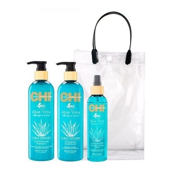 

Набор для кудрявых волос Chi Aloe Curls for Me Trio 340 мл 340 мл 177 мл