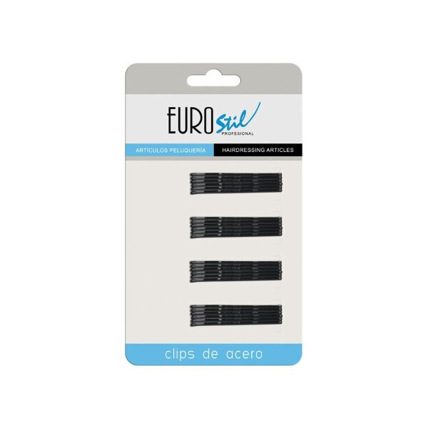 

Невидимки для волос Eurostil Черные 50 мм 24 шт