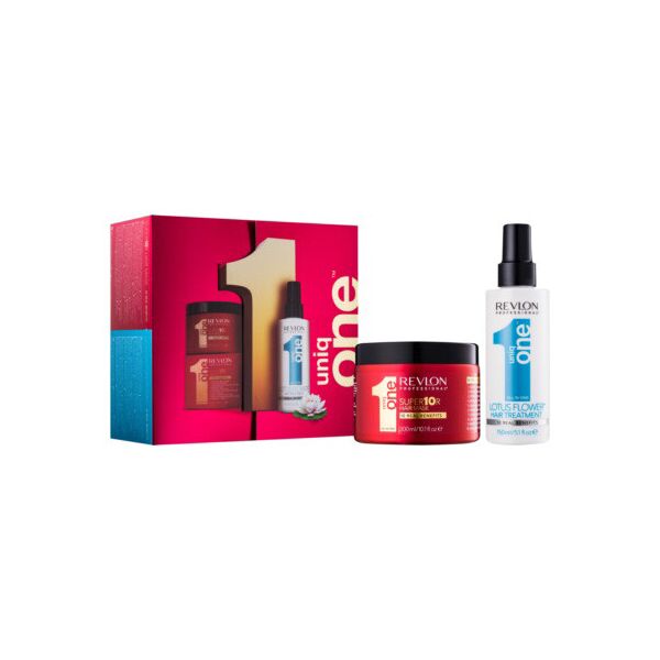 

Набор маска и спрей лотос Revlon Professional Uniq One All in Onе 300 мл 150 мл