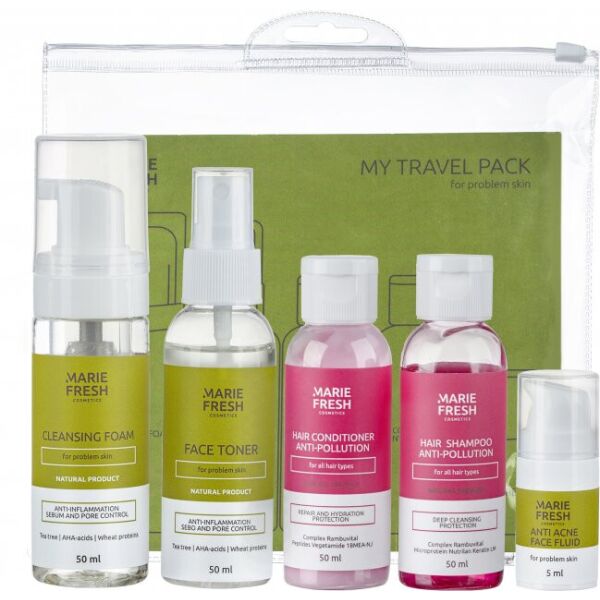 

Набор для проблемной кожи лица Marie Fresh Travel Set