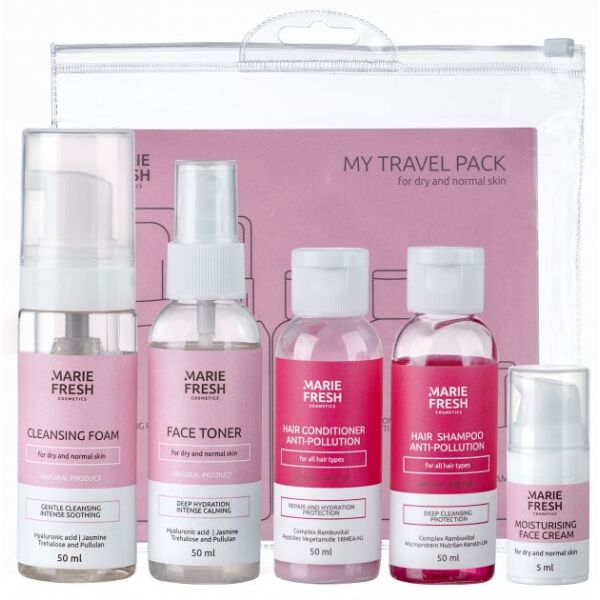 

Набор для сухой и нормальной кожи лица Marie Fresh Travel Set