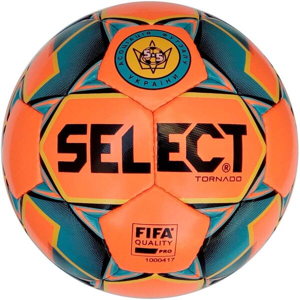 

Мяч для футзала Select Futsal Tornado FIFA NEW (011) №4, orange-blue