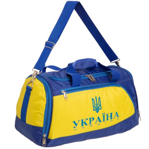 

Сумка для спортзала Украина GA-5632-U (полиэстер, р-р 50x26x23см, синий-желтый)