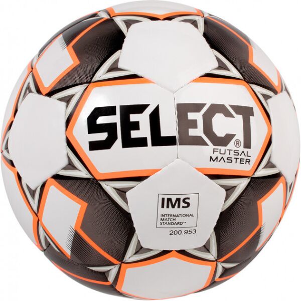 

Мяч футзальный Select Futsal Master New (128) №4 White-Orange-Black