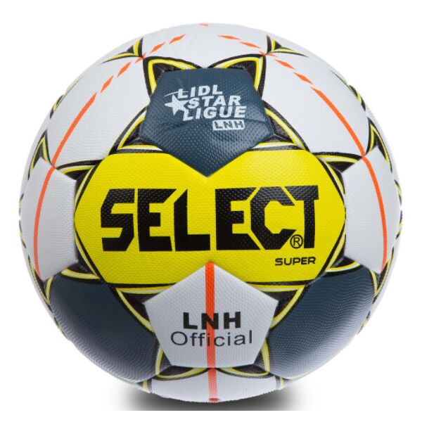 

Мяч футбольный SELECT ULTIMATE LNH OFFICIEL FB-0565 №5 PVC клееный белый-серый-лимонный
