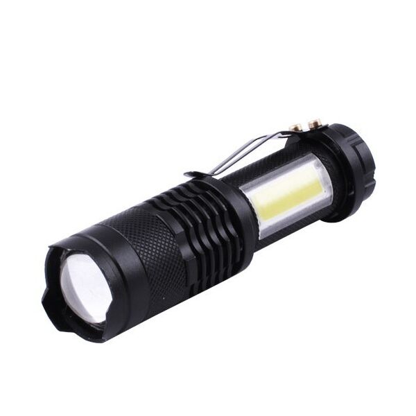 

Фонарь диодный Hoz 8468-XPE+COB, 1x14500/1xAA MVT-00000020818
