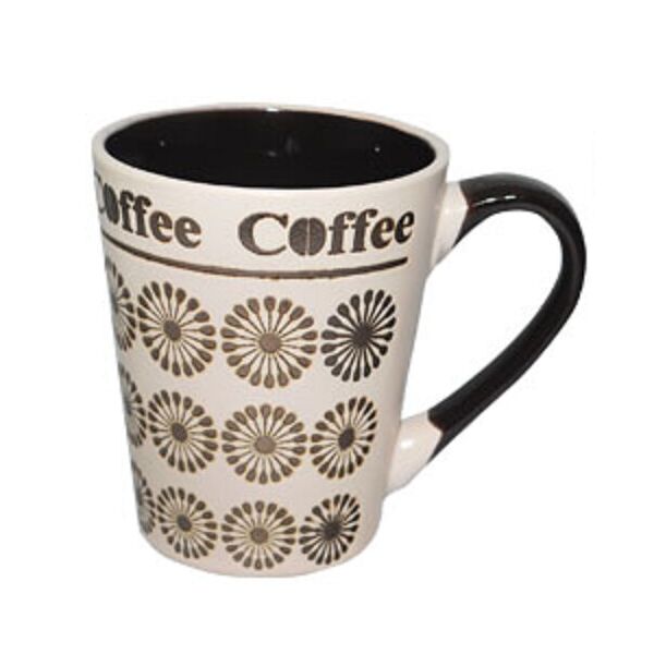 

Чашка D Аромат кофе керамическая 330мл белая SNT MSN-2169-D-330