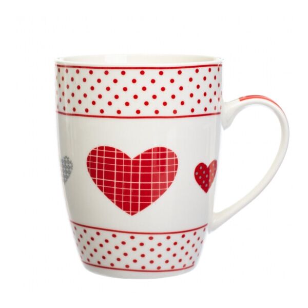 

Кружка quot;Heartsquot;, 350 мл. (8803-017) белая Elso
