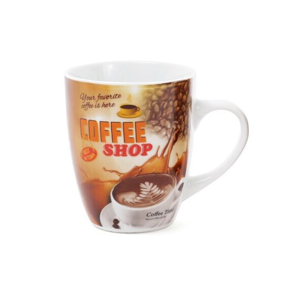 

Набор кружек фарфоровых Bon Coffee 334-415, 350мл, 12 шт