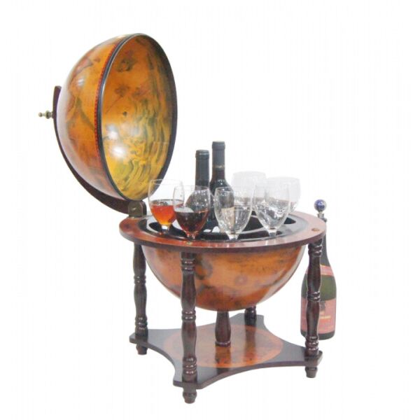 

Глобус бар настольный Древняя карта Present коричневый сфера 36 см 36006R