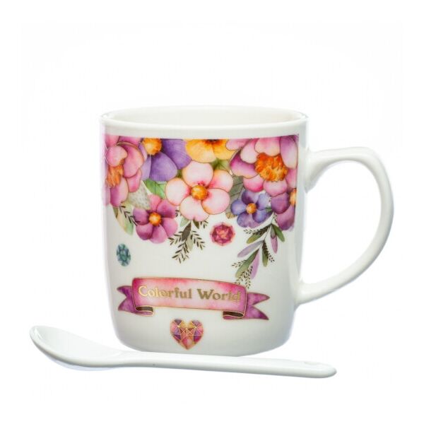 

Чашка с цветами quot;Colorful worldquot;, 200 мл. (8804-006) Elso