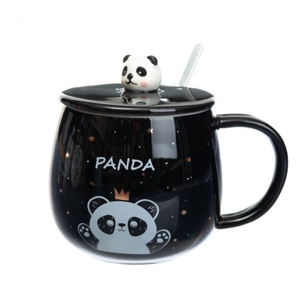 

Чашка quot;Pandaquot;, 450 мл. (8805-029) черная Elso
