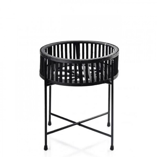 

Столик Flora Lucie BLACK D-35 см. 35435
