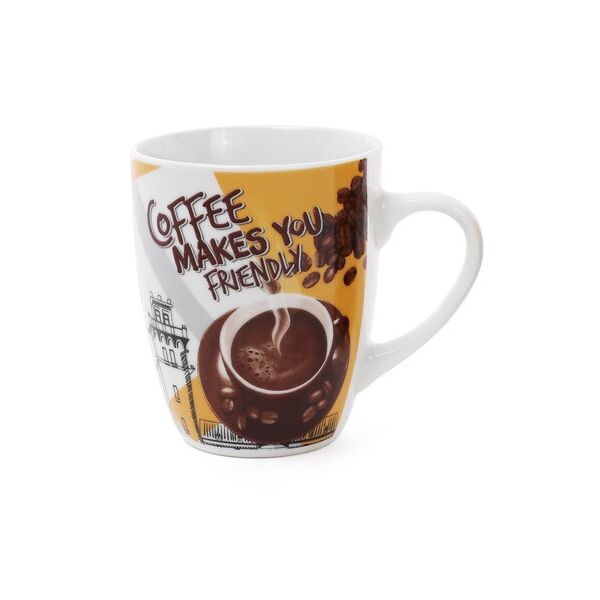 

Набор кружек фарфоровых Bon Coffee 334-414, 350мл, 12 шт