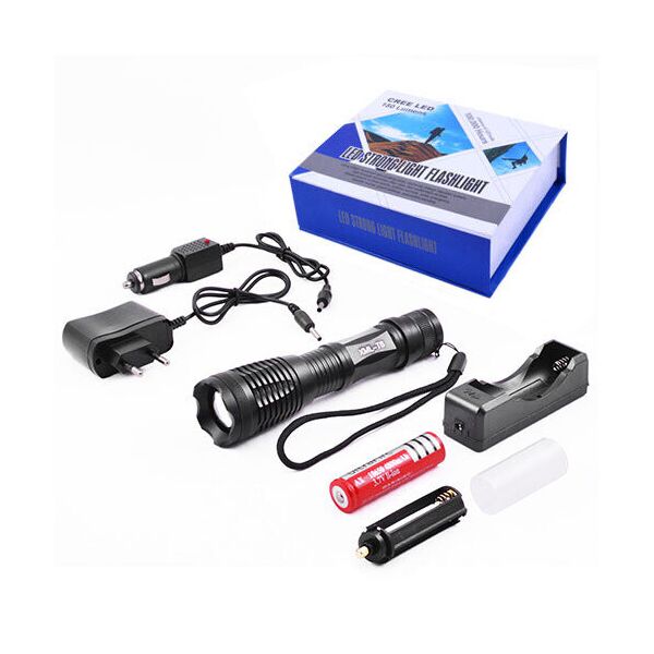 

Фонарь диодный Police 1837-T6 1x18650/3xAAA ЗУ 220V/12V zoom коробка MVT-00000046607