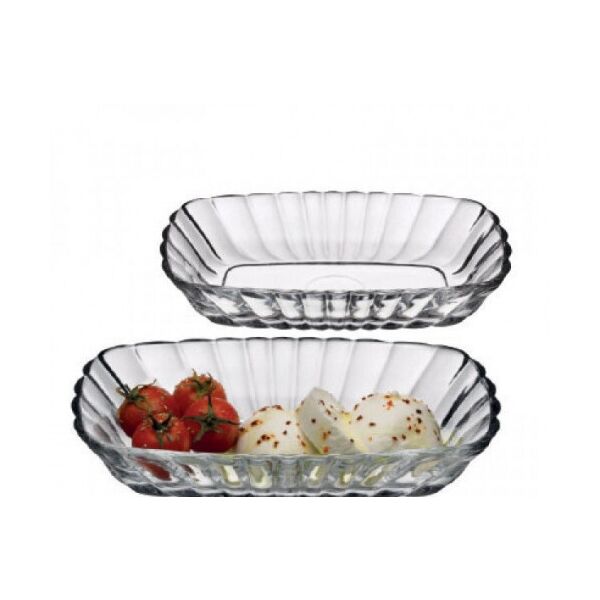 

Салатники Pasabahce Mezze прямоугольных 15,7х10,1см, 19х12,2см 2пр MHL-95884
