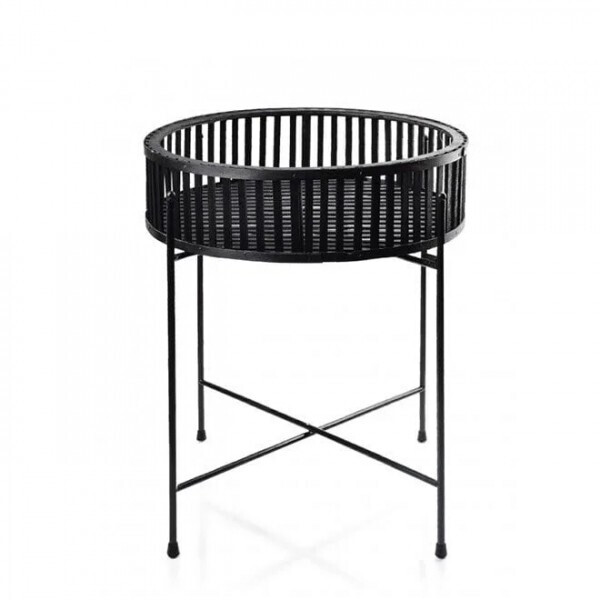 

Столик Flora Lucie BLACK D-46 см. 35389