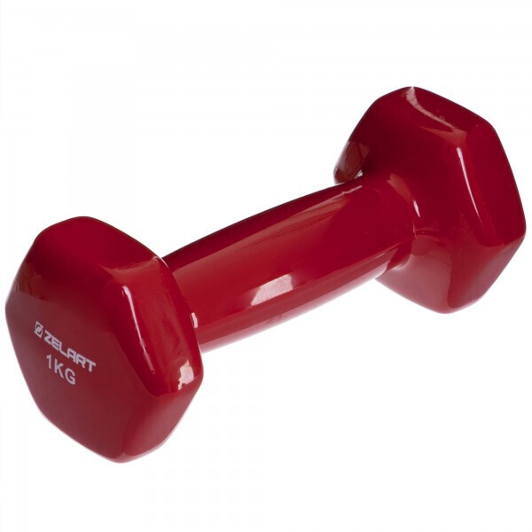

Гантель для фитнеса Zelart TA-2777-1 1кг Красный