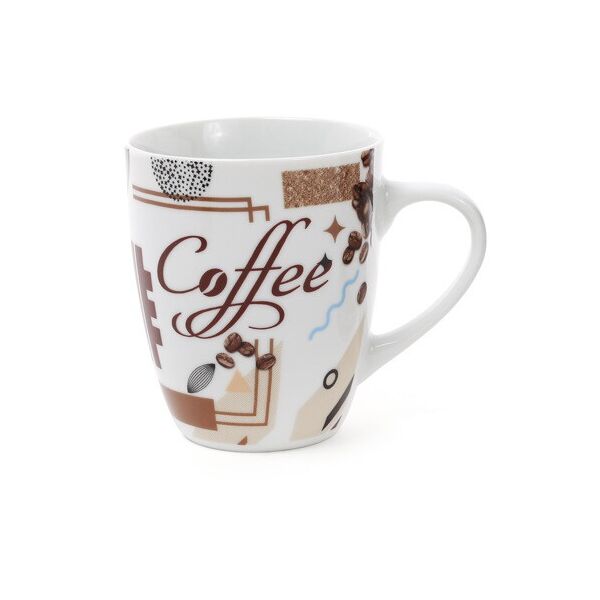 

Набор кружек фарфоровых Bon Retro Coffee 334-413, 375мл, 12 шт