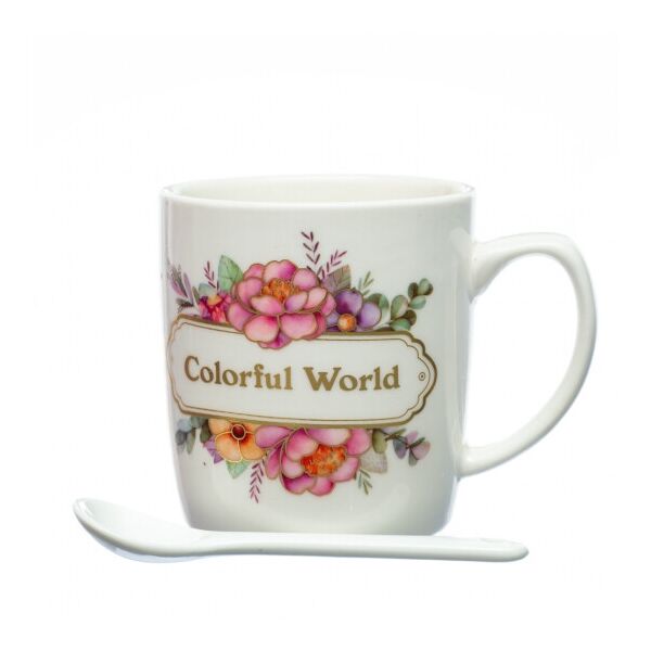 

Чашка разноцветная quot;Colorful worldquot;, 200 мл. (8804-006) Elso