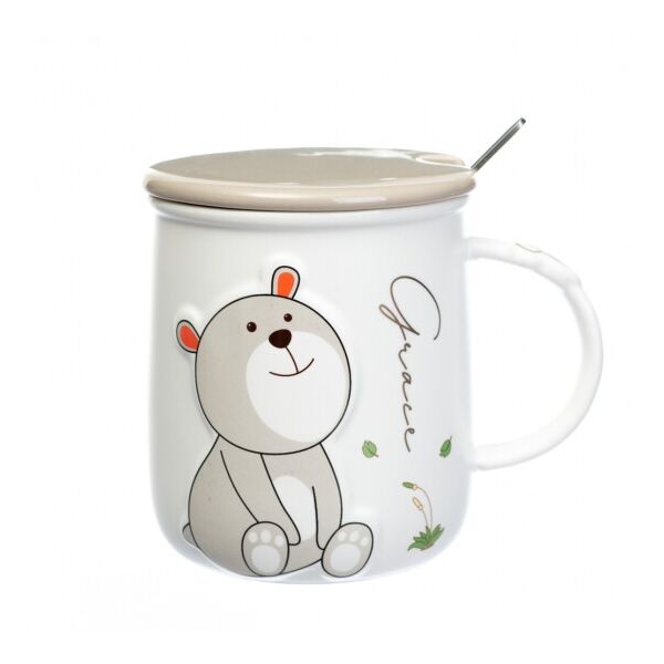 

Чашка quot;Funny bearquot;, 400 мл. (8805-014) бежевая Elso