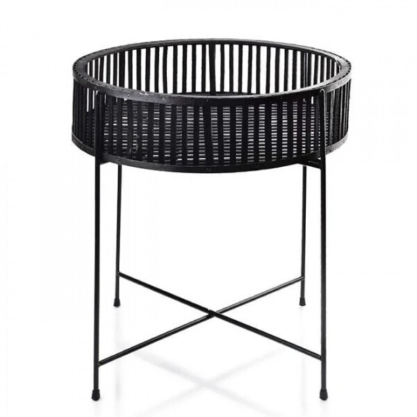 

Столик Flora Lucie BLACK D-57 см. 35383