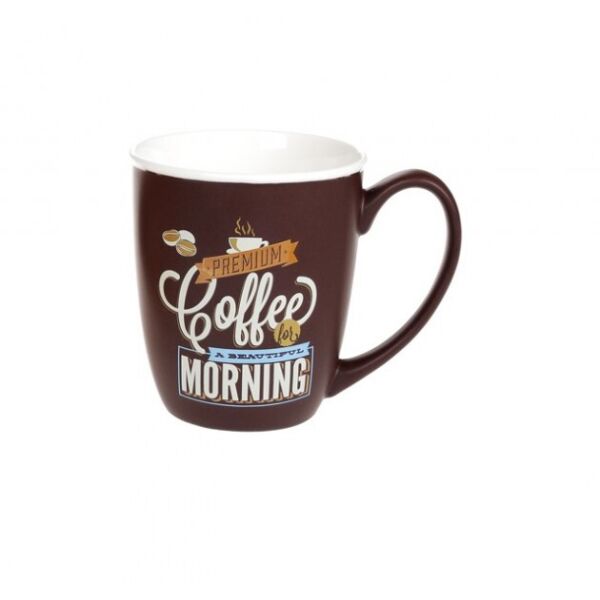 

Набор кружек фарфоровых Bon Morning Coffee 930-005, 340мл, 12 шт