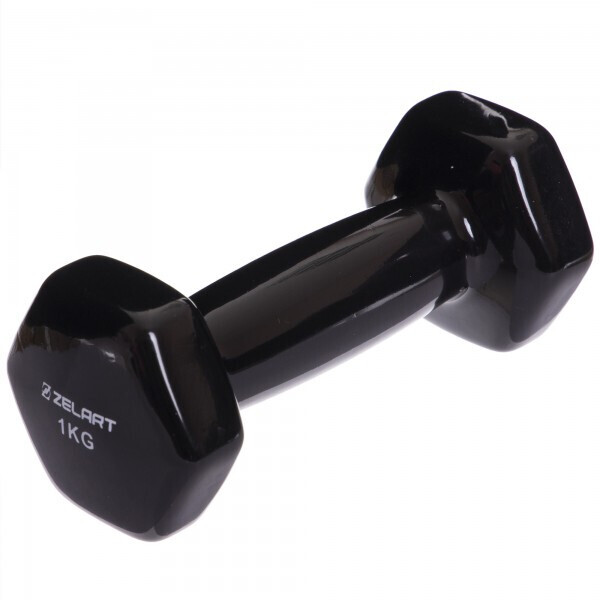 

Гантель для фитнеса Zelart TA-2777-1 1кг Черный