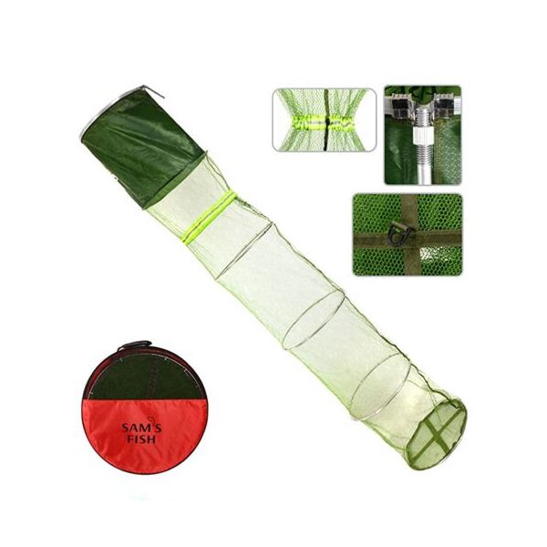 

Садок Sams Fish 4 кольца с колышком круг в чехле 0.35x1.8м