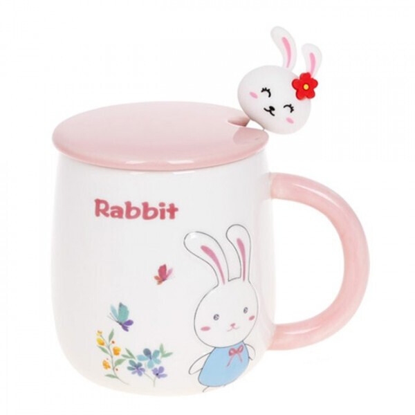 

Заварник фарфоровый с крышкой и ложечкой Flora Rabbit 0.43 л. 32397