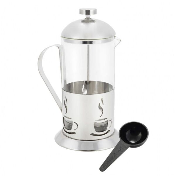 

Заварник френчпресс с мерной ложкой Ofenbach 800мл для чая и кофе KM-100606