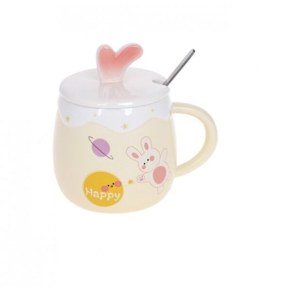 

Заварник фарфоровый с крышкой и ложкой Bon Funny Rabbits 927-225, 430мл